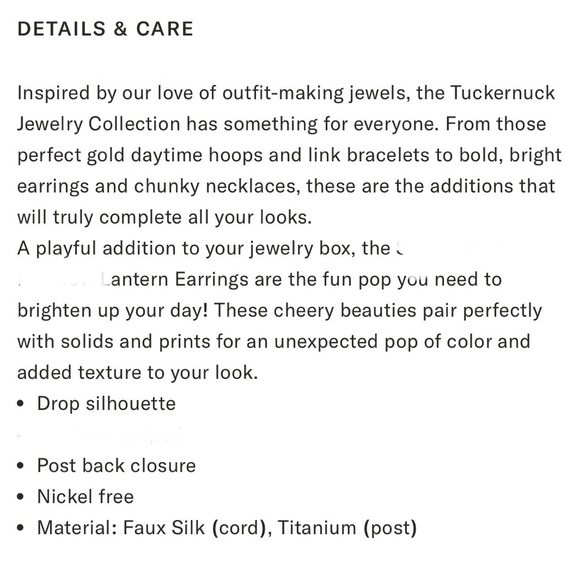 TUCKERNUCK Pearl + Fuchsia Raffia Nelle Drop Lantern Earrings | New - Picture 6 of 6